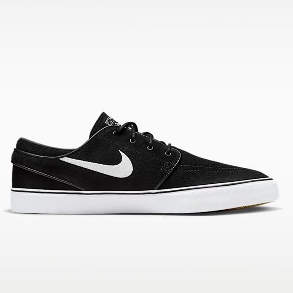 Nike Other - Nike SB Zoom Janoski OG+ Men’s Black Low-Top Suede Sneakers with White Swoosh